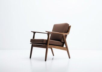Obraz premium Sleek Simplicity: Minimalistic Chair Design. Generative AI