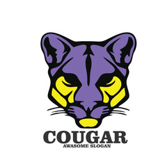 Design logo icon illustration cougar
