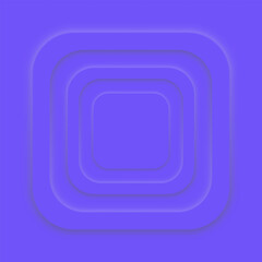 Voluminous Purple Background. Regal and Mystical. Three-dimensional backdrop, deep purple hue, enchanting visual effect. Vector line icon for Business and Advertising