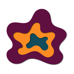 3d Abstract Paper Cut