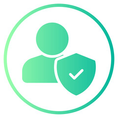 integrity gradient icon