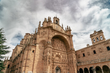 old cathedral of salamanca in spain