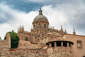 Fototapeta na wymiar cathedral of salamanca in spain