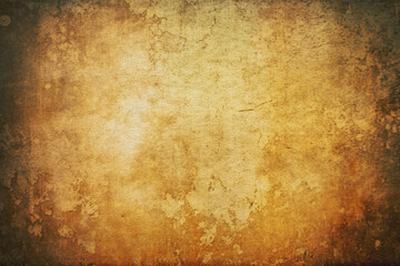 Vintage distressed old paper canvas texture film grain, dust and scratchestexture with vignette border background for design backdrop or overlay design - 615472679