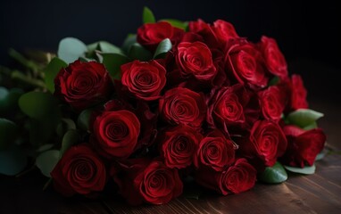 The Red Love: High-Quality Red Roses
