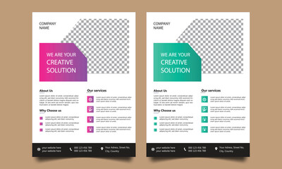 digital marketing corporate business flyer design template