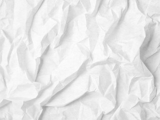 texture of white paper is crumpled. Background for various purposes backdrop for display