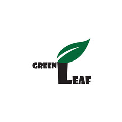 Leaves icon vector set isolated on white background. Various shapes of green leaves of trees and plants. Elements for eco and bio logos