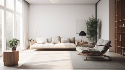 A Minimalist Living Room