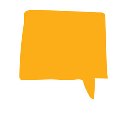 Organic Minimal Speech bubble shape