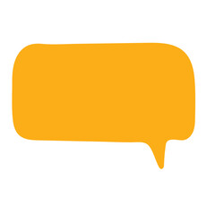 Organic Minimal Speech bubble shape