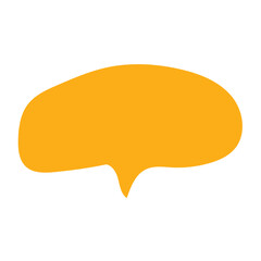Organic Minimal Speech bubble shape