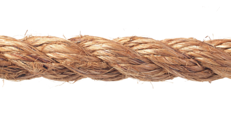 Rope on a white background isolated