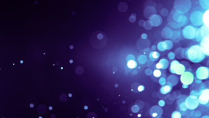 Abstract Purple bokeh defocus glitter blur background.