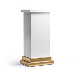 podium: Classical Column on a Pedestal generative AI
