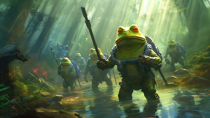 Frog army