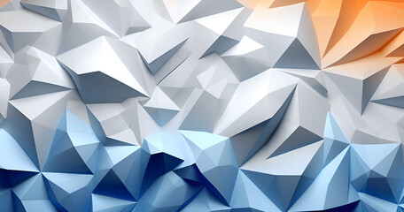 White blue and orange geometric wallpapper , abstract, pattern, wall, forms, polygon