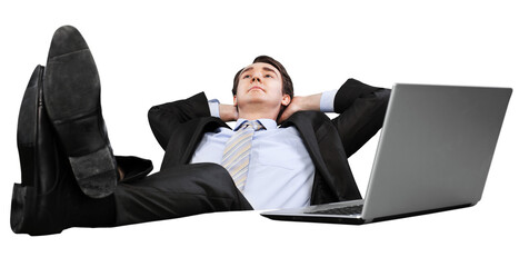 Portrait of a Relaxed Businessman