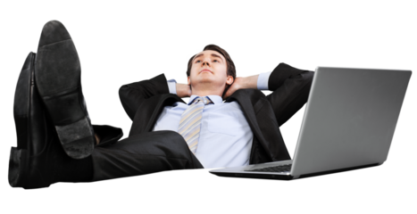 Portrait of a Relaxed Businessman