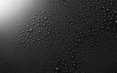 Refreshing water, black background