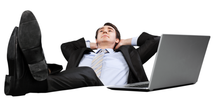 Portrait of a Relaxed Businessman