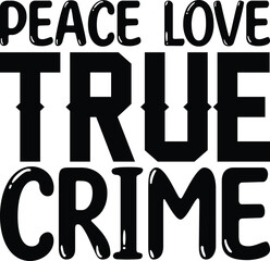 Fototapeta premium True Crime svg bundle