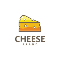 Cheese Logo Template with Vector Concept