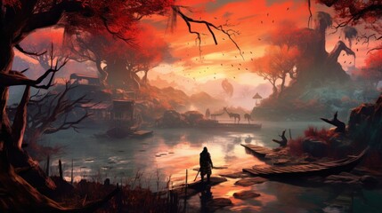 Fototapeta premium Role Playing Game Artwork
