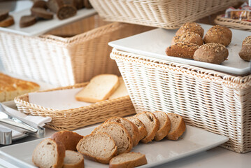 Colazione in hotel, buffet, bad and breakfast