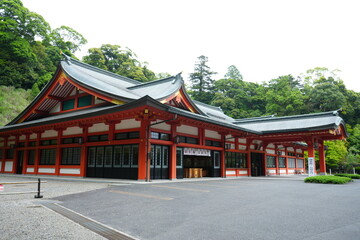 Kirishima-jingu Shrine in Kagoshima, Japan - 日本 鹿児島 霧島神宮 神楽殿