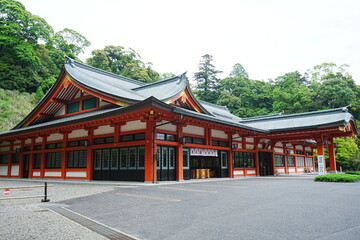 Kirishima-jingu Shrine in Kagoshima, Japan - 日本 鹿児島 霧島神宮 神楽殿