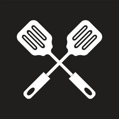 spatula icon simple design art eps 10