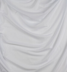 white cotton fabric draped, bed linen