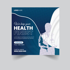 Modern social media post template