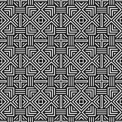 Abstract seamless pattern with geometric shapes.