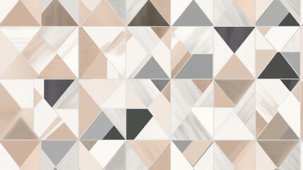 Seamless pattern background inspired by Scandinavian design with warm whites and pale pastels, geometric shapes sleek lines, minimalistic elements