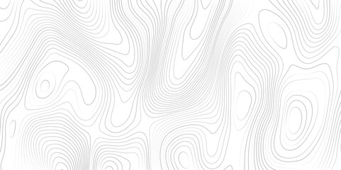 Abstract wavy topographic map. Abstract wavy and curved lines background. Abstract geometric topographic contour map background.