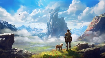 Obraz premium Role Playing Game Artwork