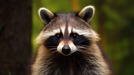Fototapeta premium Generative AI, Raccoon