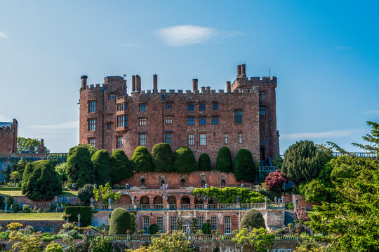 Powis Castle and Gardens In Welshpool in the UK