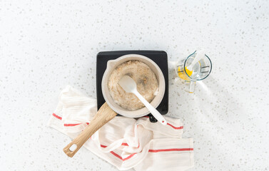 Caramel cupcake toppers