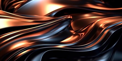 Obraz premium Generative AI illustration of abstract luxury background design. Digital illustration, 3D style.