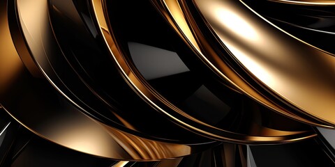 Generative AI illustration of abstract luxury background design. Digital illustration, 3D style.