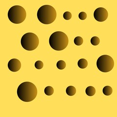 Polka dot round background 