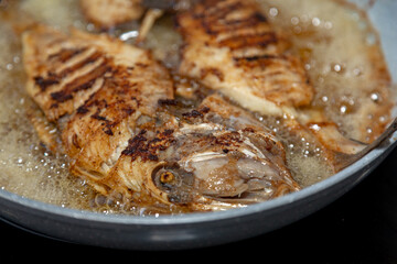 Clean and seasoned Peroá fish (Balistes capriscus) . Typical fish from the coast of Espírito Santo (Capixaba) Brazil, known as 