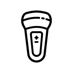 Laser for Skin Treatment Line Icon