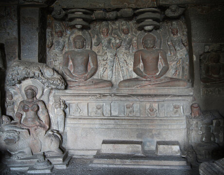 Indra Sabha Temple, Ellora Caves, Aurangabad, India