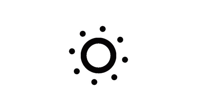 low brightness icon background animated, logo symbol, social media