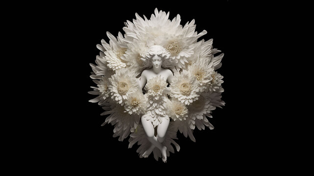 white chrysanthemu flower HD Walpaper