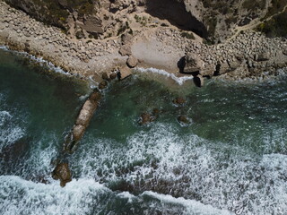 CASTLE ON CLIF DRONE VIEW
